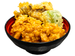 かしわ天丼