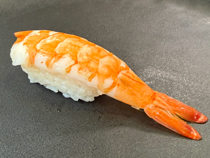 蒸し海老にぎり