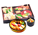 【幕の内】　絆　ーkizuna－ 寿司　と　茶碗蒸し　
